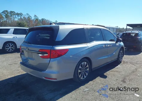 2021 Honda Odyssey Ex-L z USA, uszkodzony, nr VIN 5FNRL6H7XMB005278